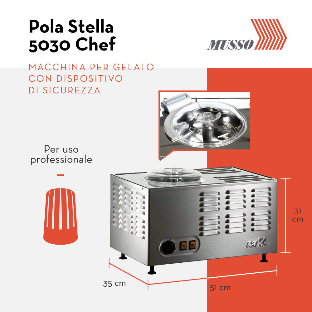 Copri Gelatiera Per Musso Pola Stella - Antipolvere, Lavabile, 51x35x31 Cm - Foto 2