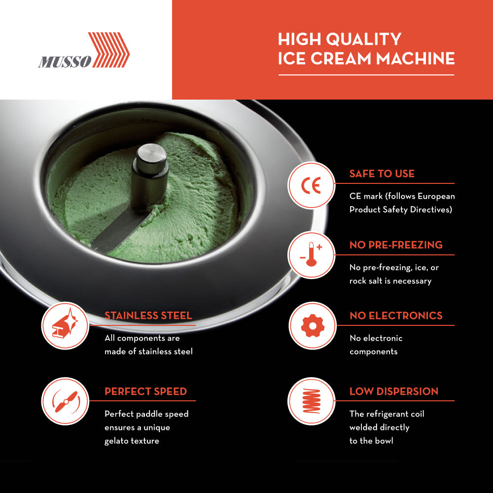 Home Ice Cream Maker - MINI LUSSINO 4080 - Gourmet Version