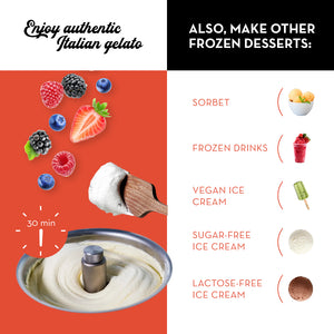 Home Ice Cream Maker - MINI LUSSINO 4080 - Gourmet Version